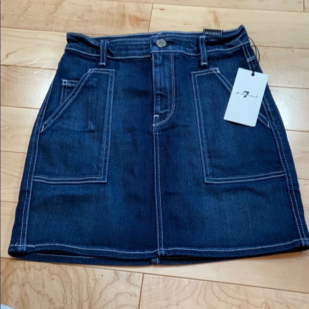 7 for all mankind mini skirt